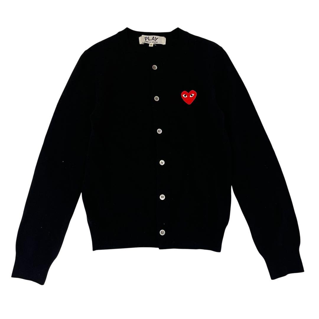 中*島様 PLAY COMME des GARCONS カーディガン 黒 S レ