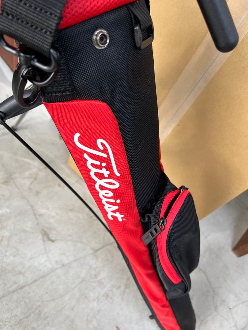 タイトリスト セルフスタンドバッグ　自宅保管　未使用品　レッド