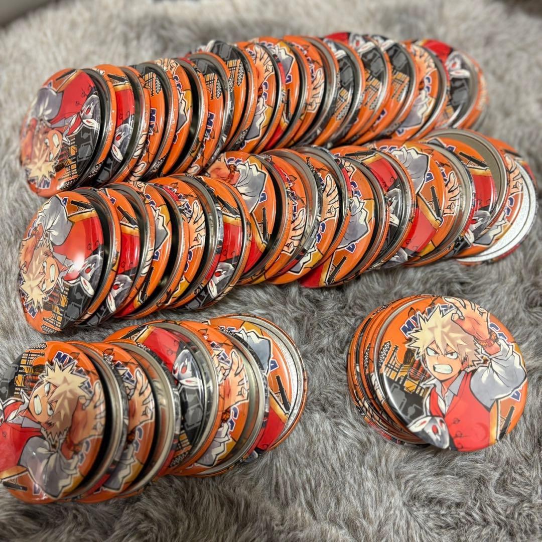僕のヒーローアカデミア 爆豪勝己 コレクション原作缶バッジ 5弾 スーツ 78個