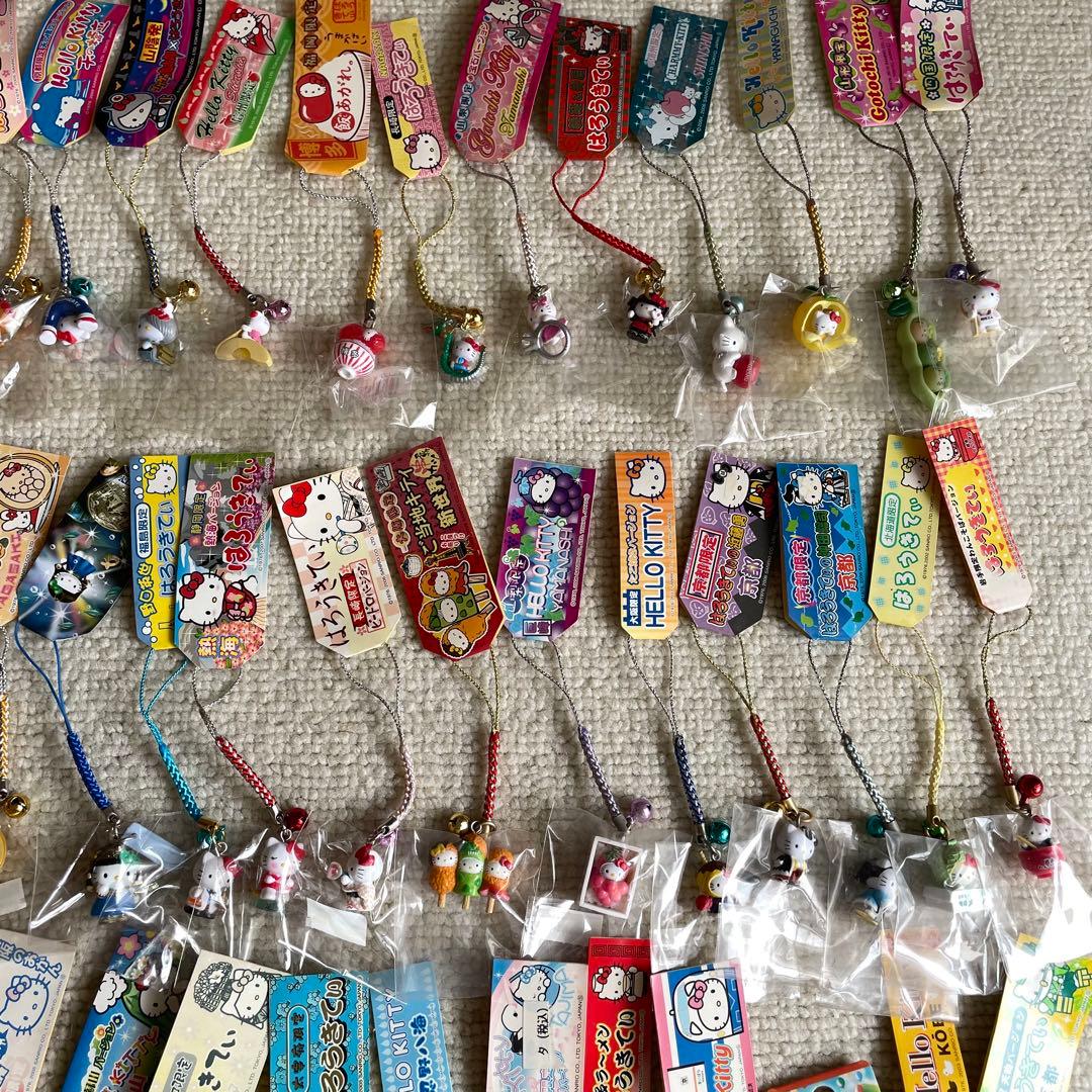 ハローキティ ご当地キティ ストラップ 根付 チャーム　ペン　200個