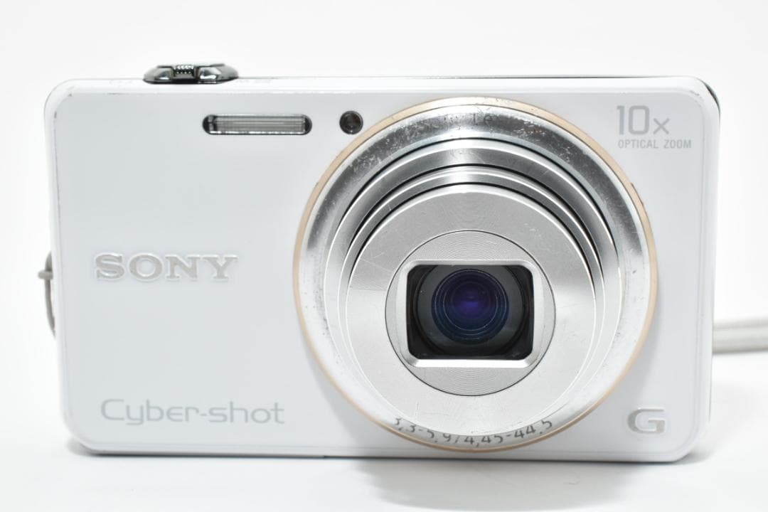 良品)Sony CyberShot　DSC-WX100ホワイト　デジカメ#695