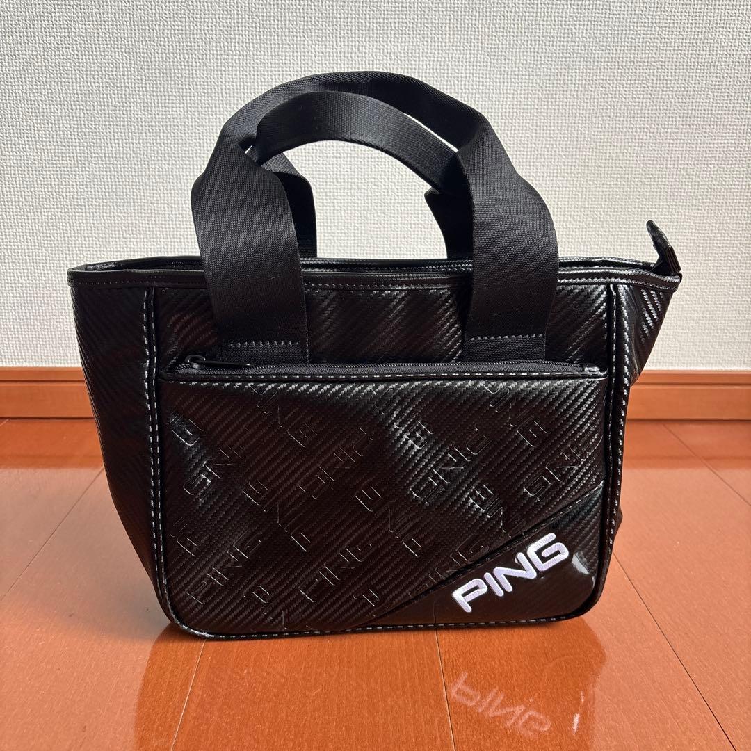 【未使用品】PING ピンエンボスラウンドトートバッグ 現行品