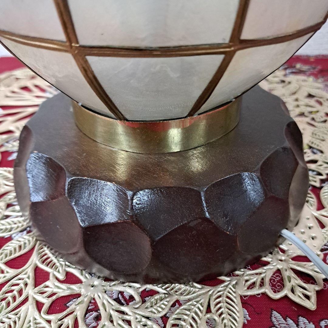 ♡昭和レトロ　フルーツモチーフ 　シェル【貝】シェードランプ♡