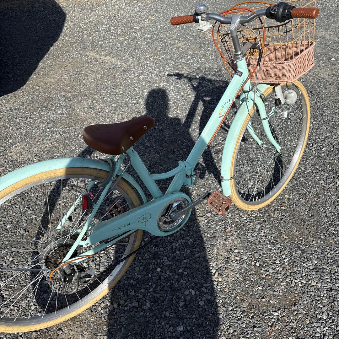 子供用自転車　26インチ　ライトブルー