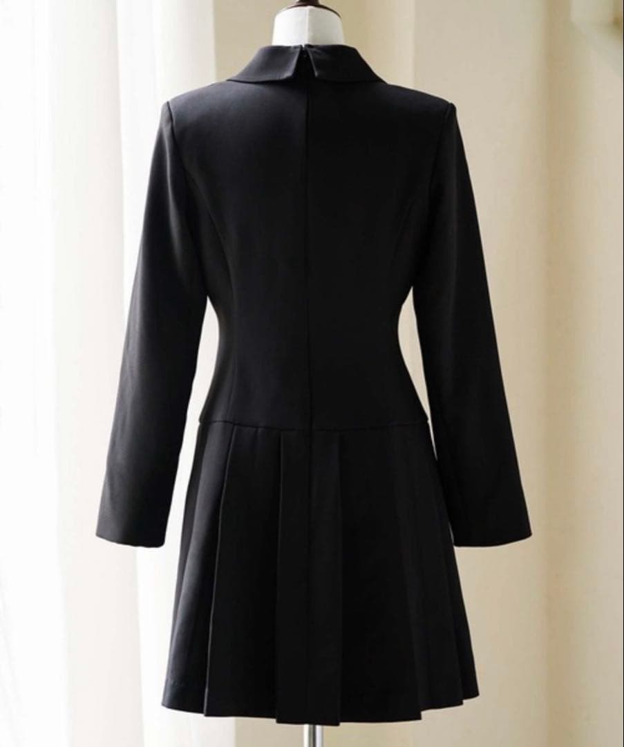 emiriawiz エミリアウィズ　ブラック ダブルブレスト ミニワンピース