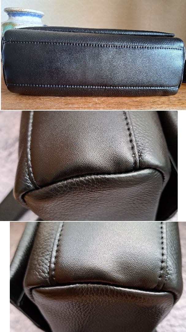 ビアズリー　レザーボディバッグ　【ベルト付替え可】