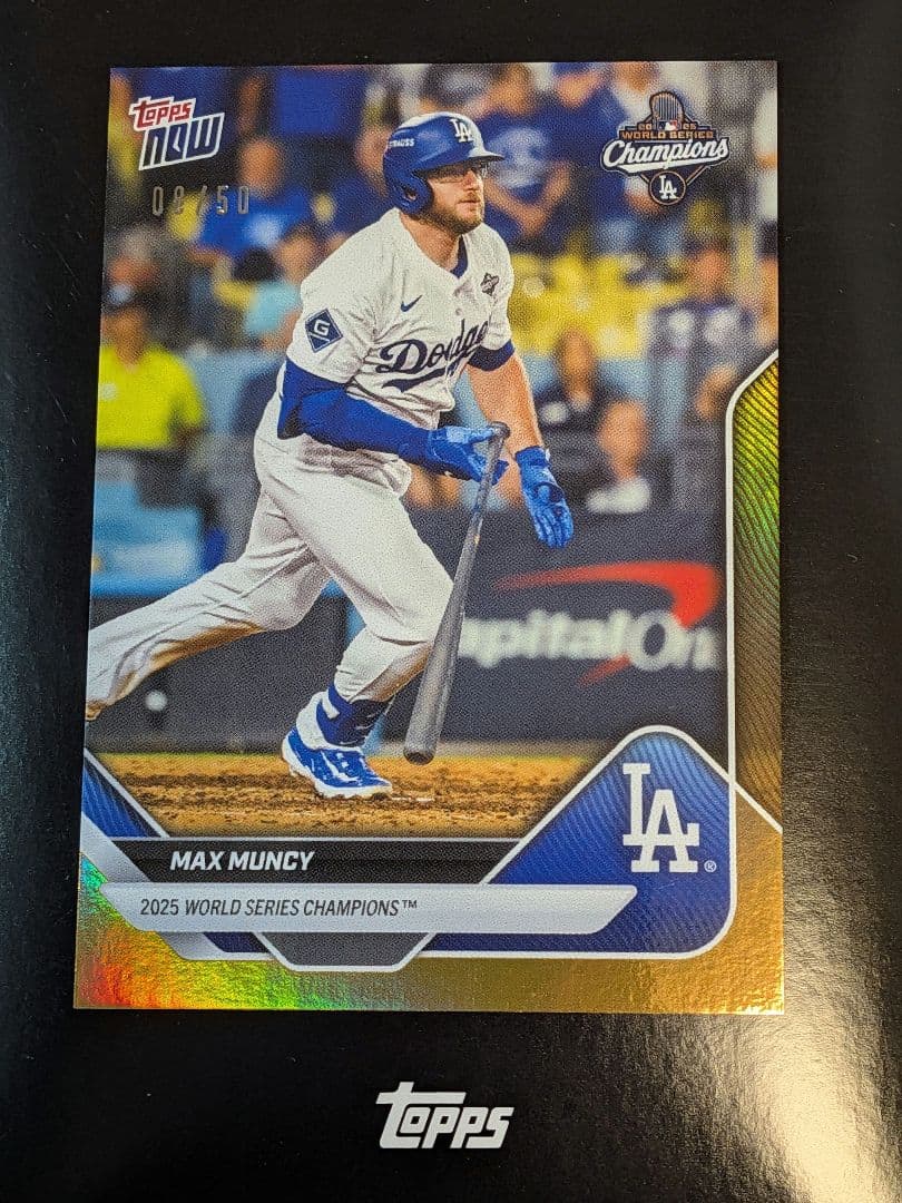 マンシー　 ワールドシリーズ　優勝　チャンピオン　ドジャース　topps50シリ