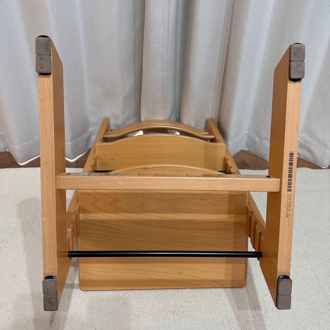 ①STOKKE ストッケ　トリップトラップ　ベビーチェア　ハイチェア　ナチュラル