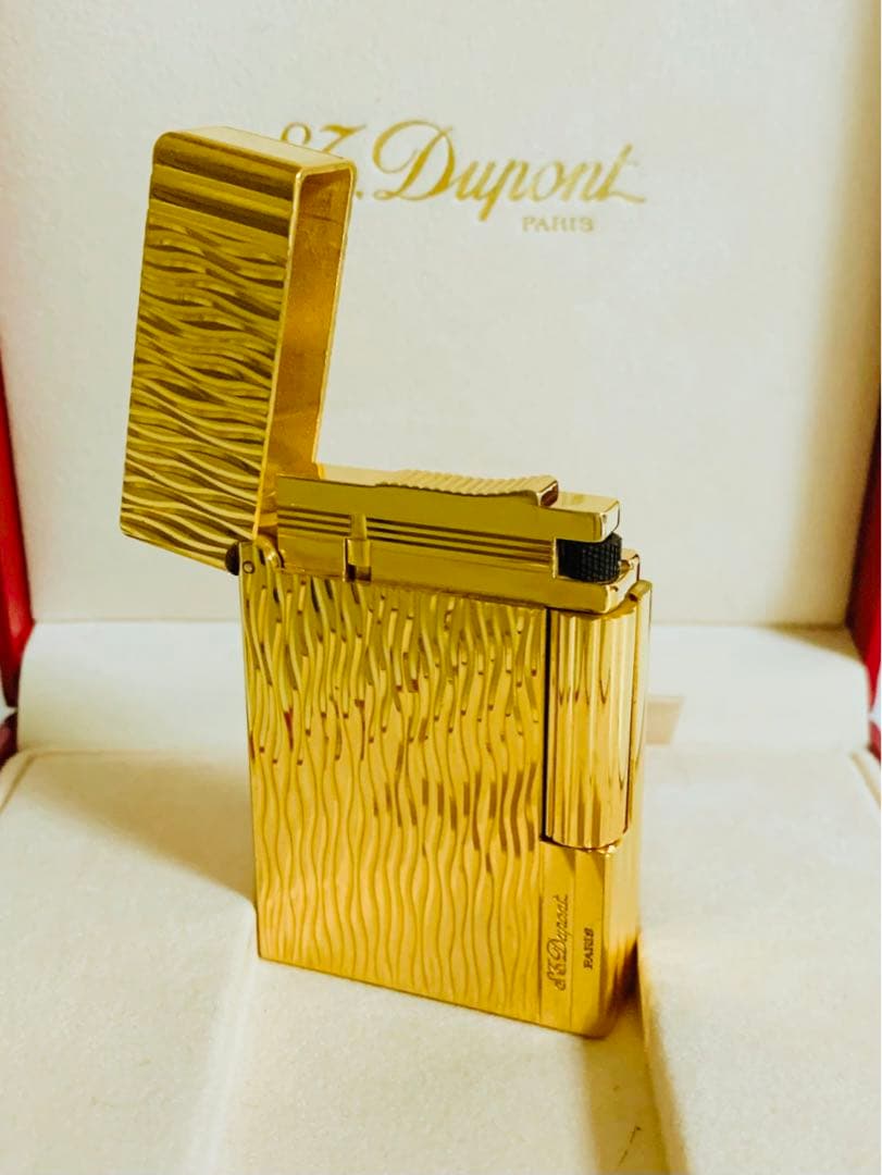 【超快音】S.T.Dupont デュポン ガスライター ギャッツビー 18201