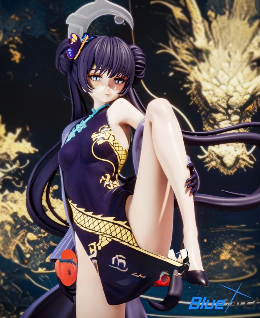 ブルーアーカイブ　美少女　竜華キサキ　ブルアカ　ガレージキット　1/7