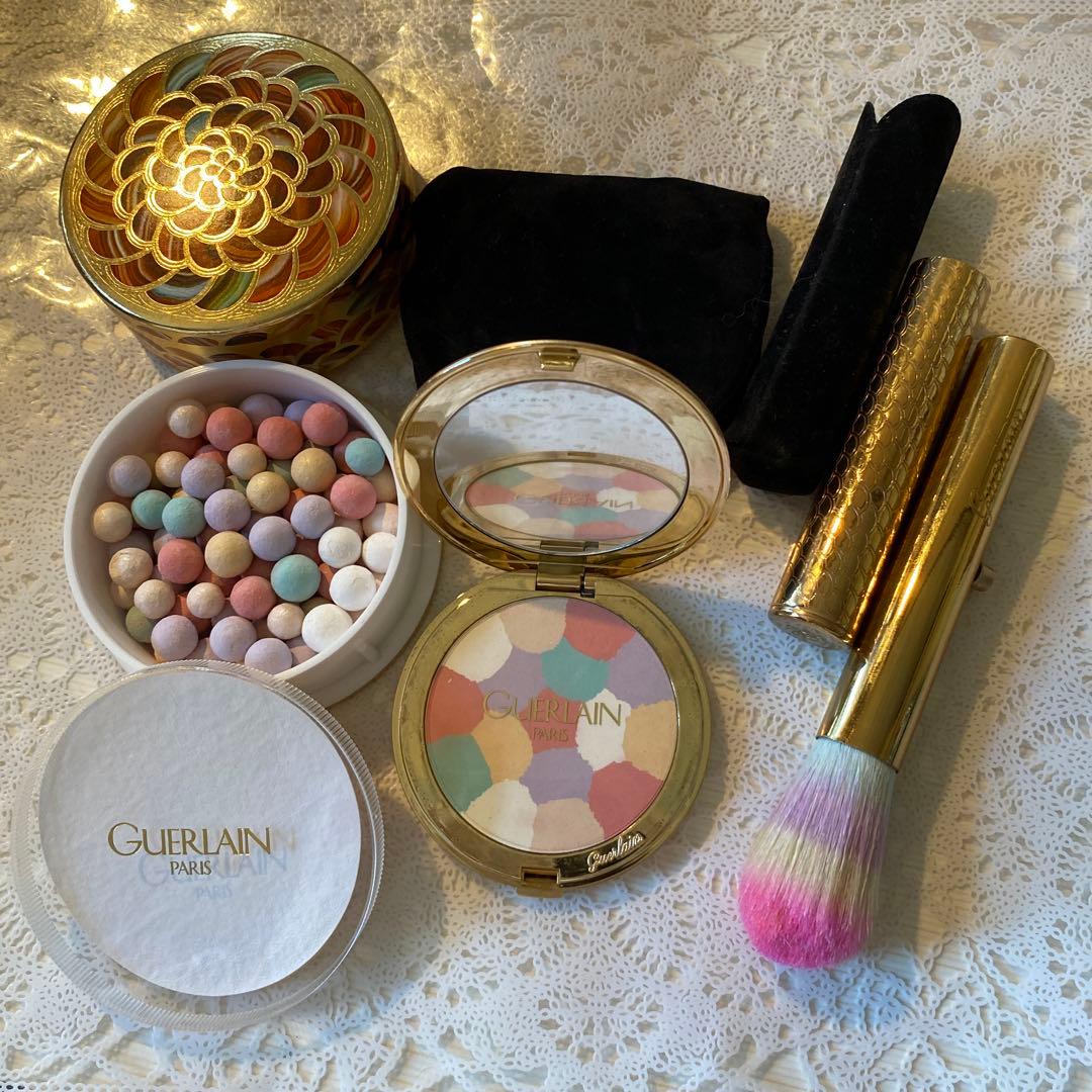 ●【未使用品】GUERLAIN ゲラン　フェイスパウダー　ブラシ　3点まとめ