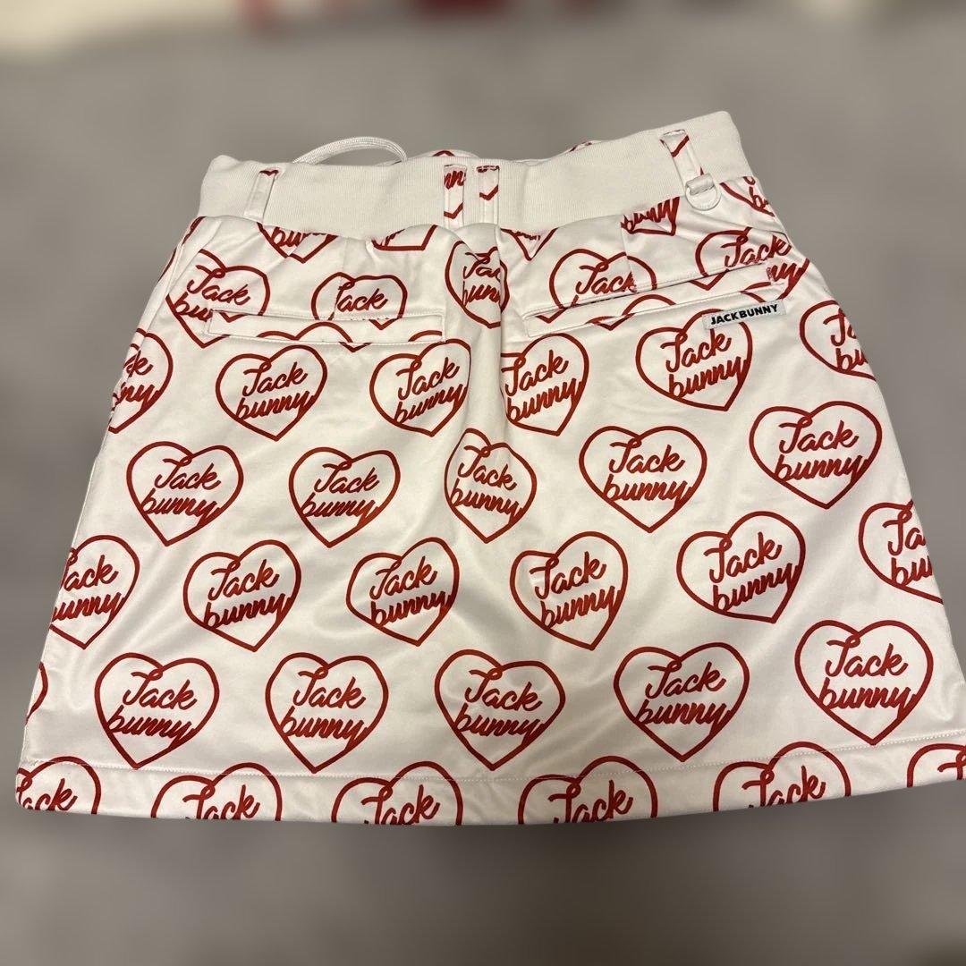 Jack Bunny!! ハート柄 セーター・スカートセット サイズ2