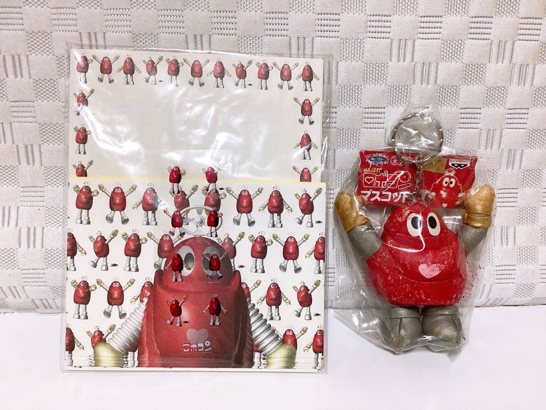 昭和レトロ ❤︎がんばれ!! ロボコン❤︎ マスコットキーホルダー&レターセット