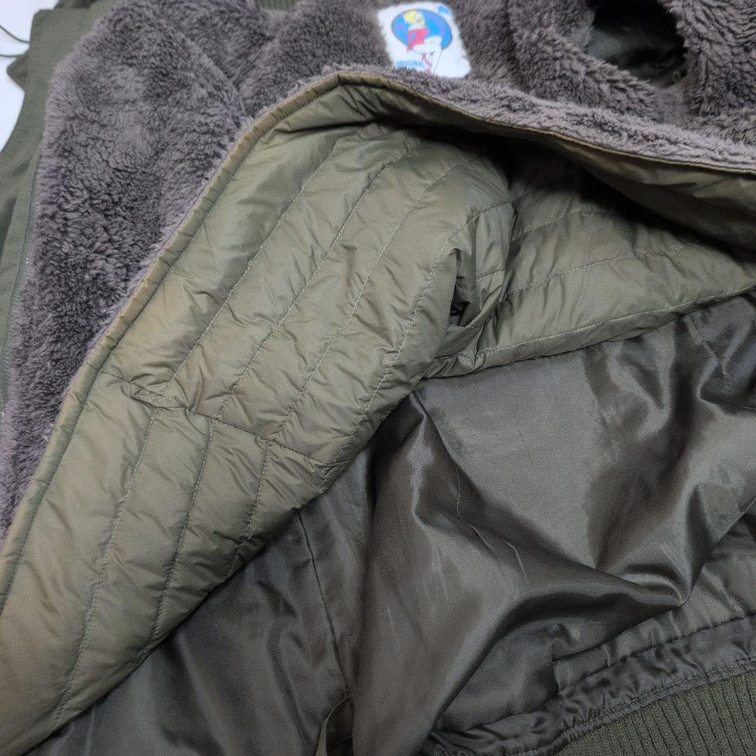 SLY ミリタリーモッズコート ボアライナーフード カーキ 鬼ファー 平成ギャル