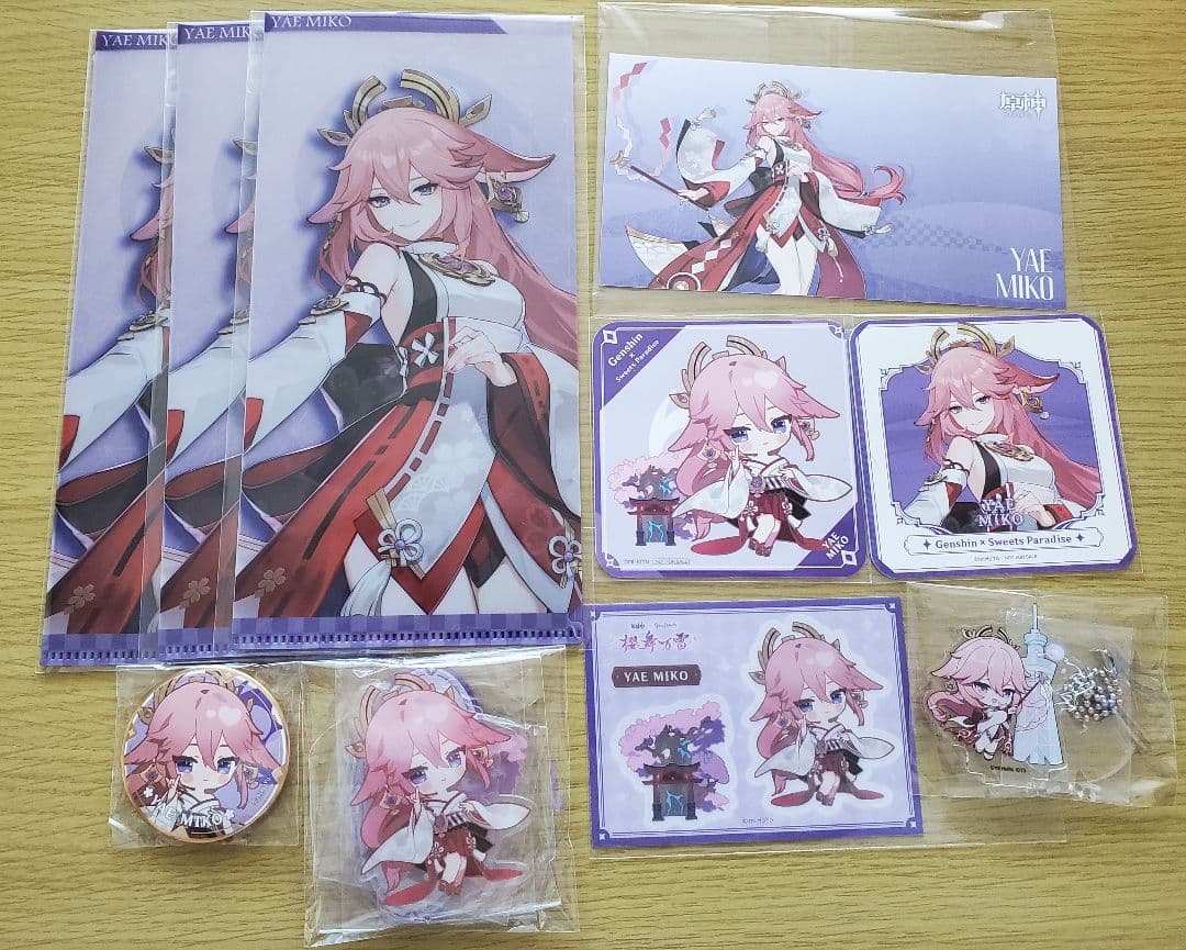 原神　八重神子　10点セットまとめ売り
