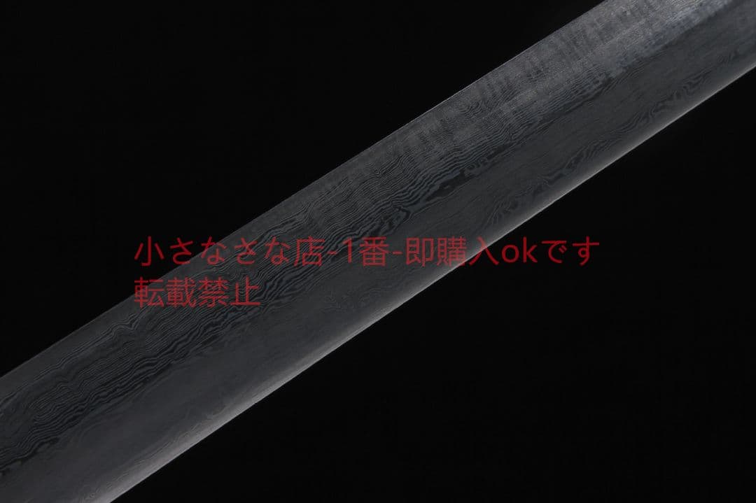 牡丹剣二級黒檀百錬文紋鋼  古兵器 武具 刀装具 日本刀 模造刀 居合刀