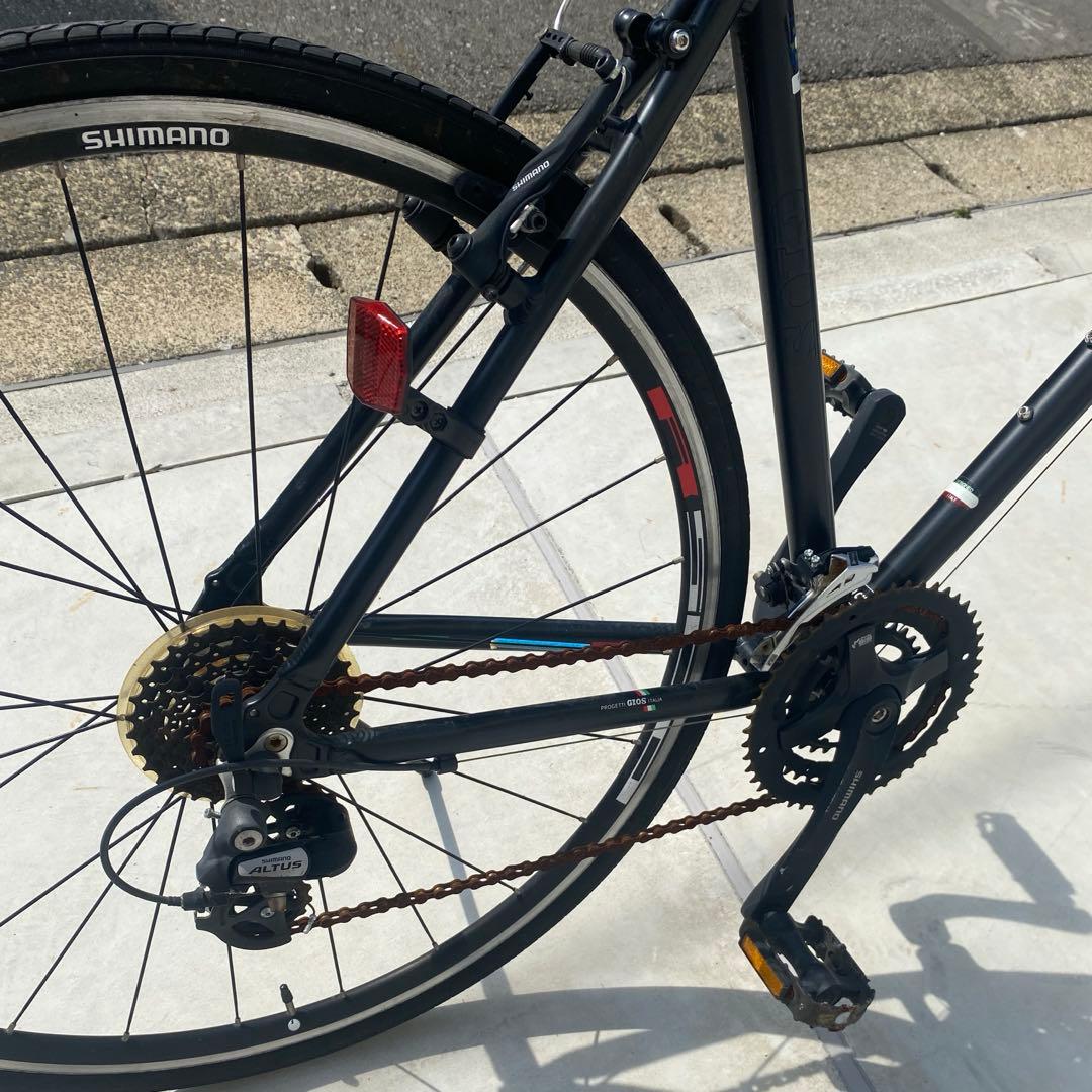 GIOS MISTRAL ブラック クロスバイク 自転車 黒