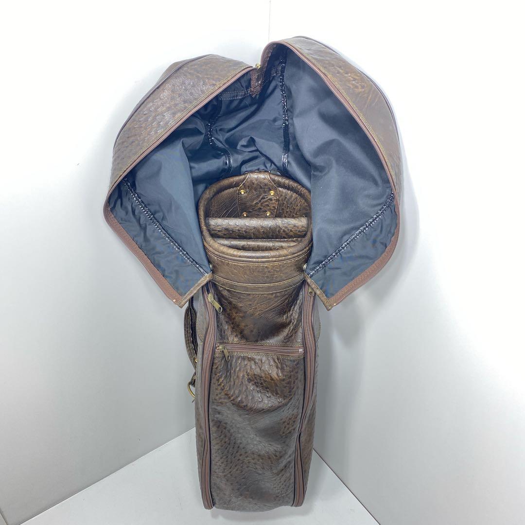 値下げ　ミズノ　グランドモナーク　オーストリッチ　キャディ　バッグ