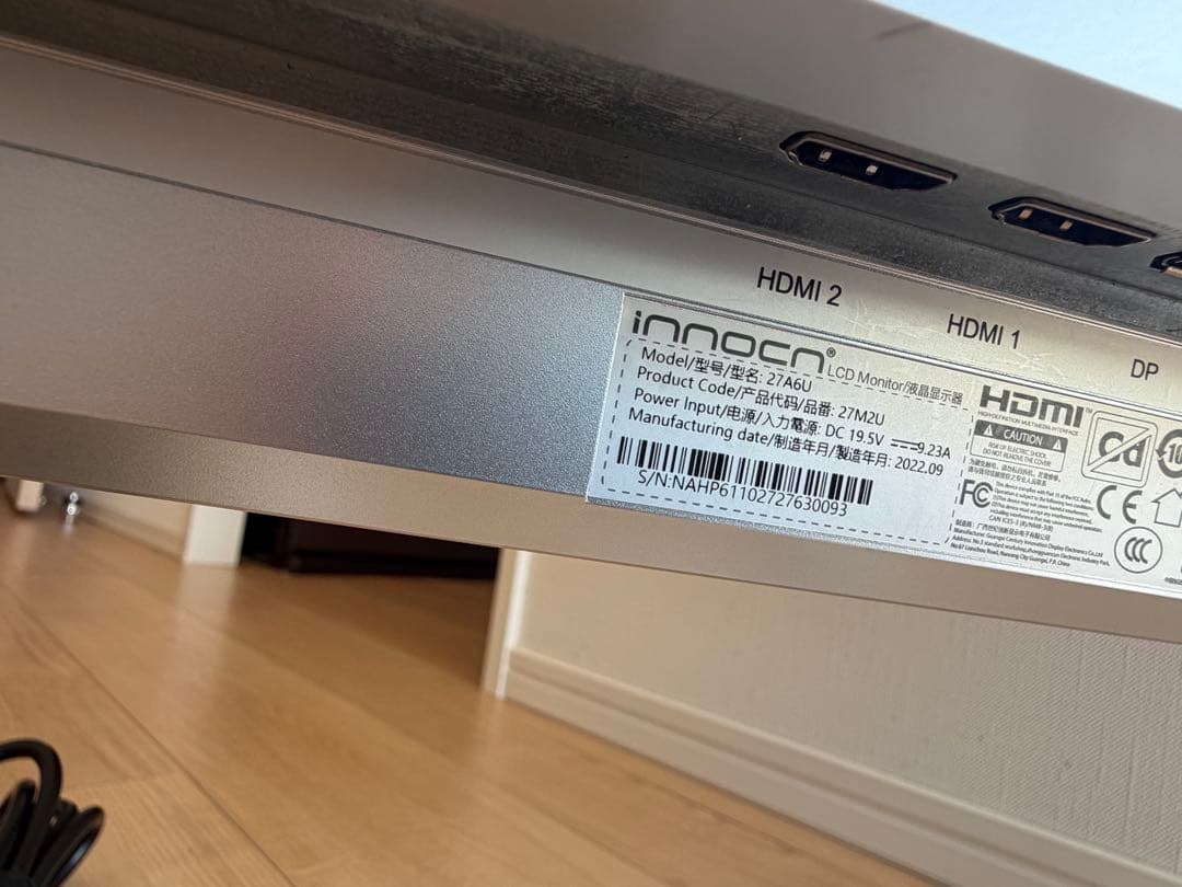 INNOCN 4K モニター 27インチ miniLED 27M2U