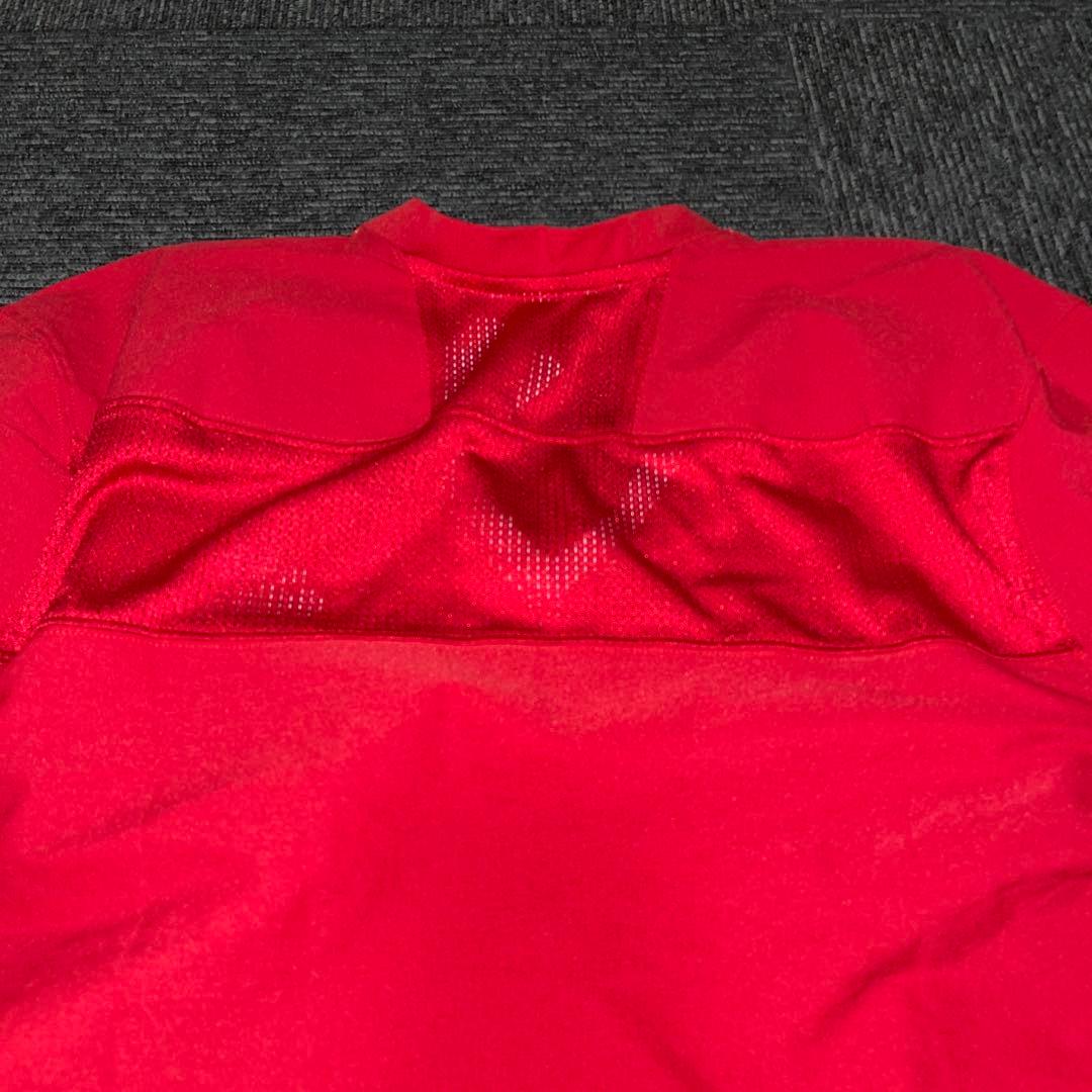 アディダス　メンズ　アメフト　ジャージー　ウェア　Lサイズ　レッド