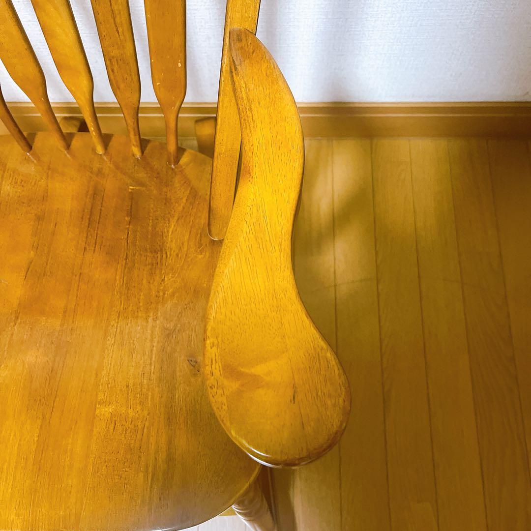 ロッキングチェア アームチェア 椅子 チェア 木製 ビンテージ カントリー