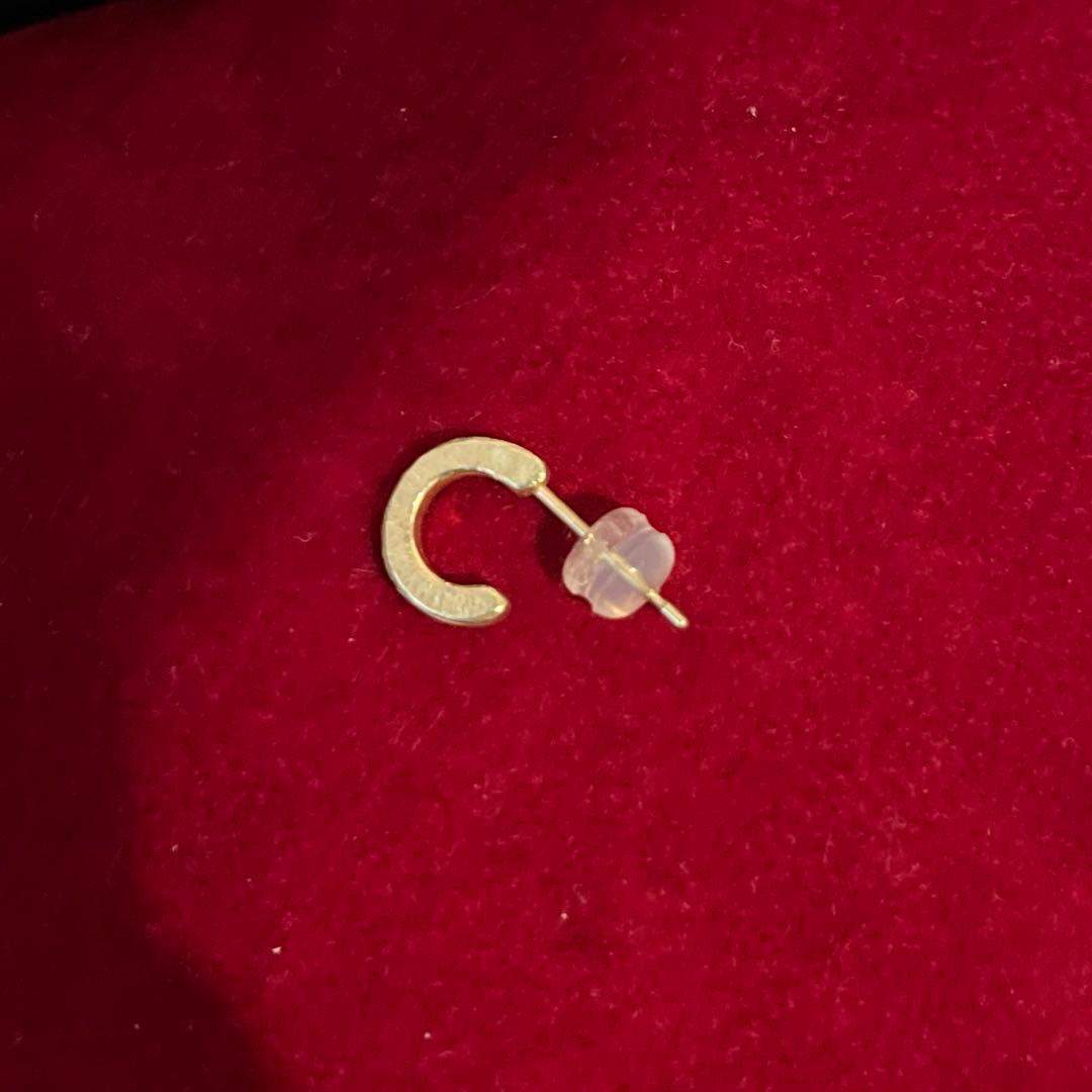 【新品 未使用】18金 ダイヤモンド ピアス 片耳