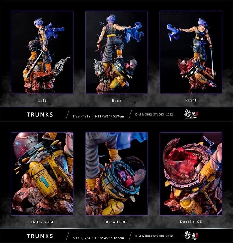 ドラゴンボール 未来トランクス フィギュア ガレージキット 1/6スケール