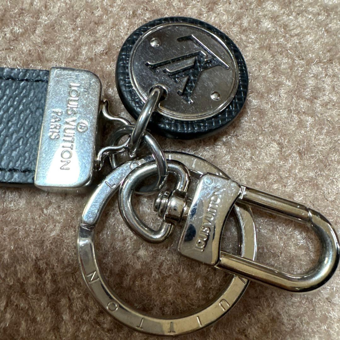 ルイヴィトン キーリング m80237 キーホルダー モノグラム　黒