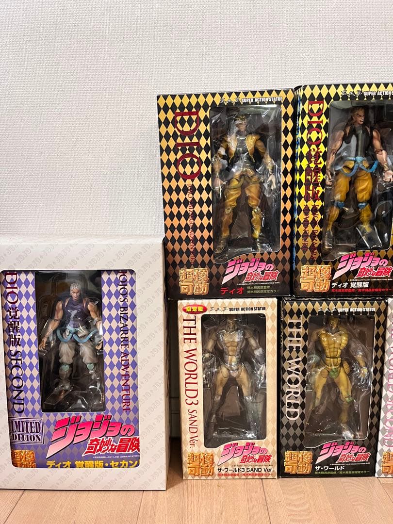 ジョジョ超像可動　フィギュア20体