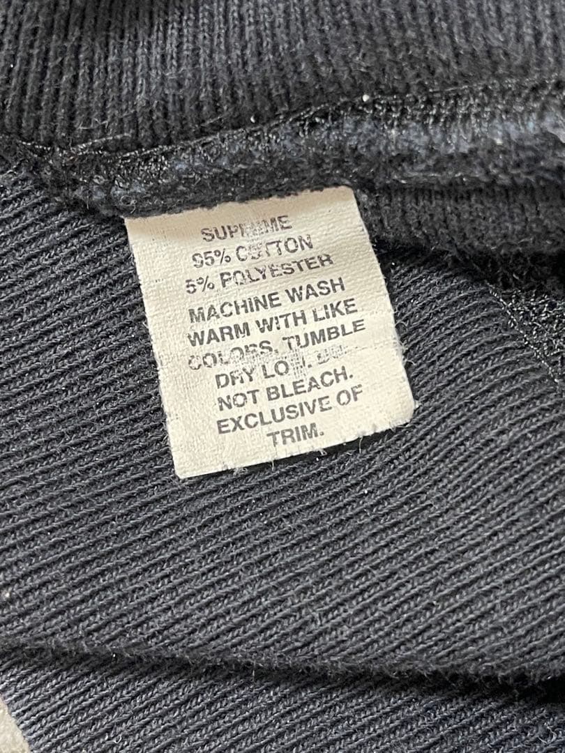 し*ん様 【初期】Supreme ボックスロゴ　XLブラック スウェット