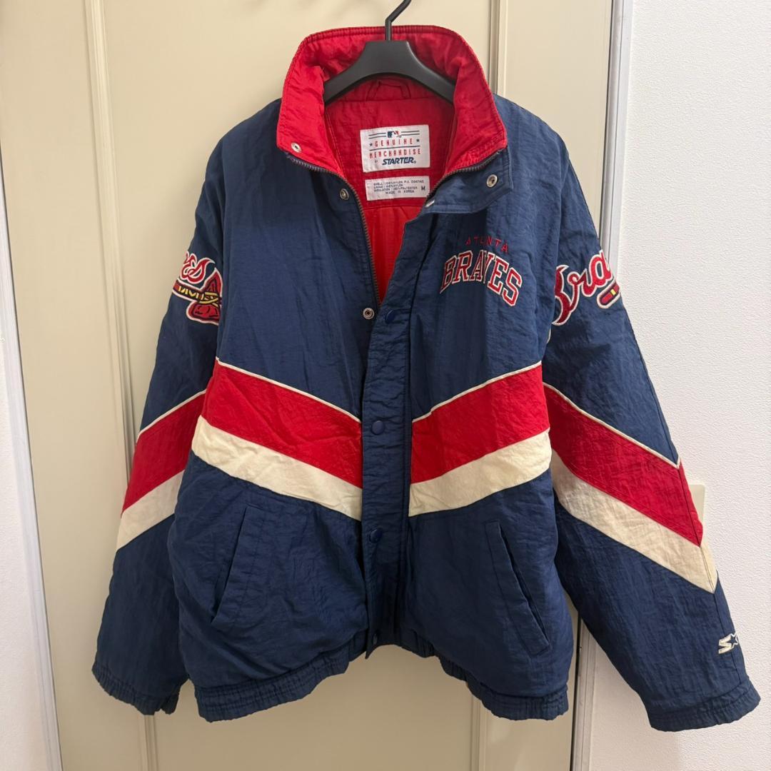 スターター90s/MLBトランタブレーブスビンテージ中綿キルティングスタジャン