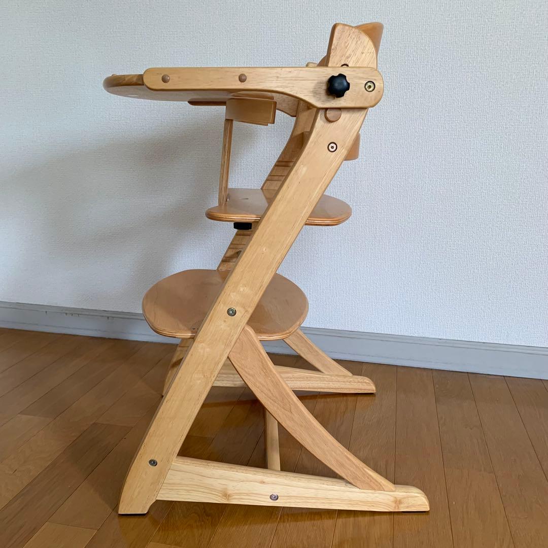 大和屋 すくすくチェアイーエヌテーブル&ガード付 ベビーチェア 送料込み