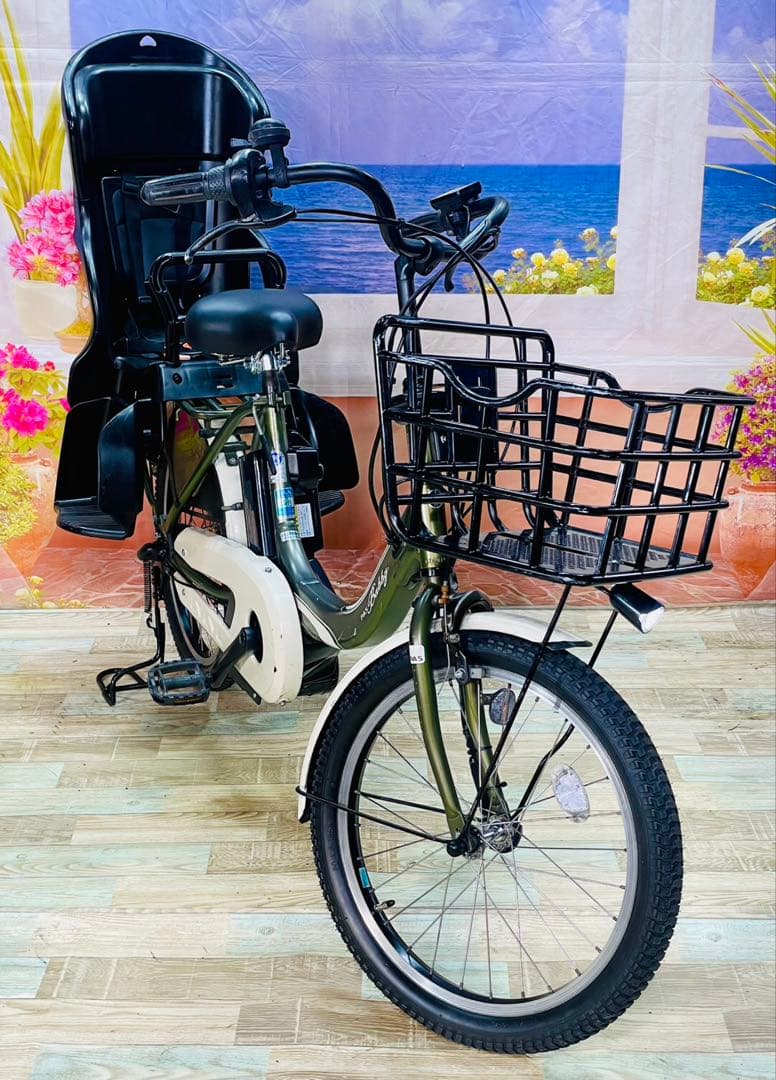人気モデル！パスバビー12AH⭐️ヤマハ子供乗せ電動アシスト自転車Y3418