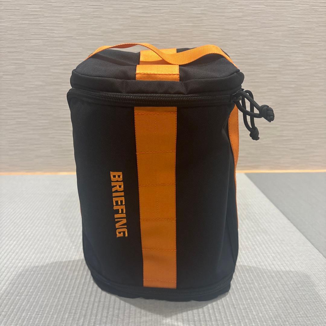 BRIEFING シューズケース　ブラック/オレンジ