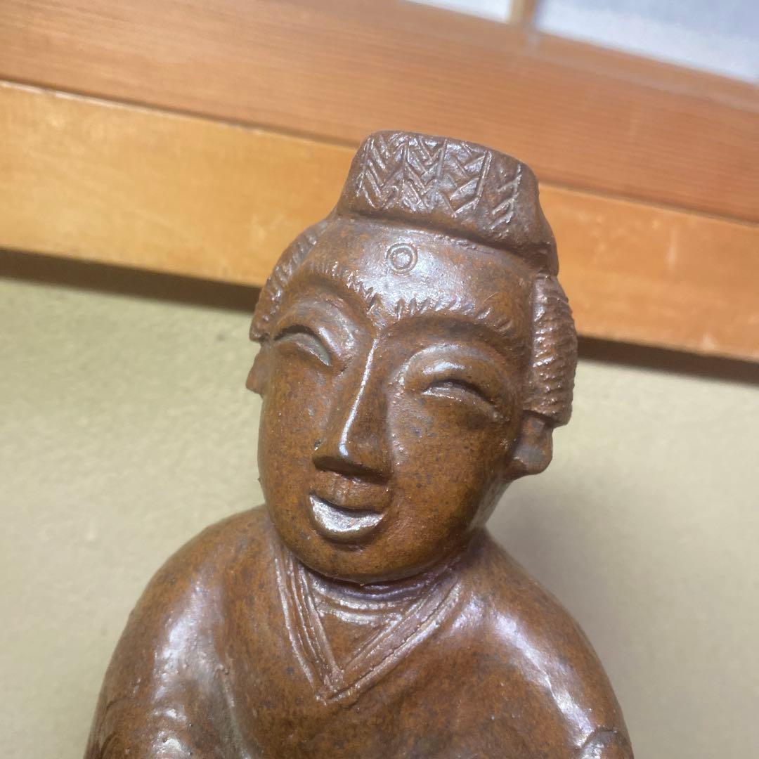 陶器製　マリヤ観音置物