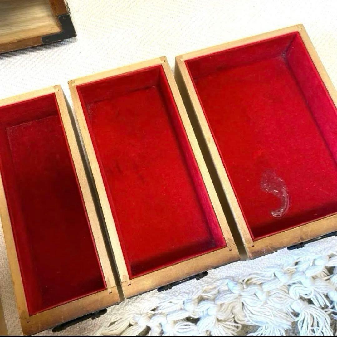 最終】小箪笥 薬箱 裁縫箱 小物棚 17杯 和モダン テレビ台 隠箱 雑貨棚