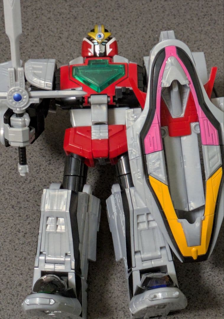 組立済プラモ「SMPタイムロボ（タイムレンジャーより）」全パーツ＆未使用シール付