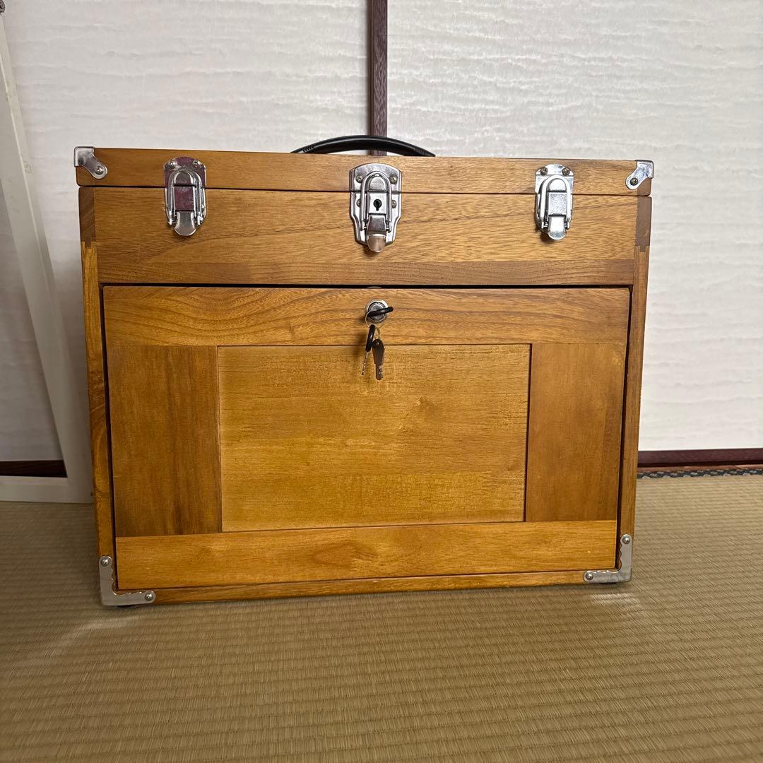 木製多段引き出しジュエリーボックス