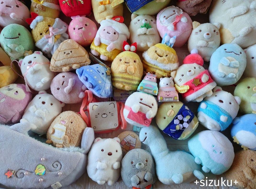 【豪華80点】すみっコぐらし とかげ ねこ 家具他 てのりぬいぐるみ まとめ売り