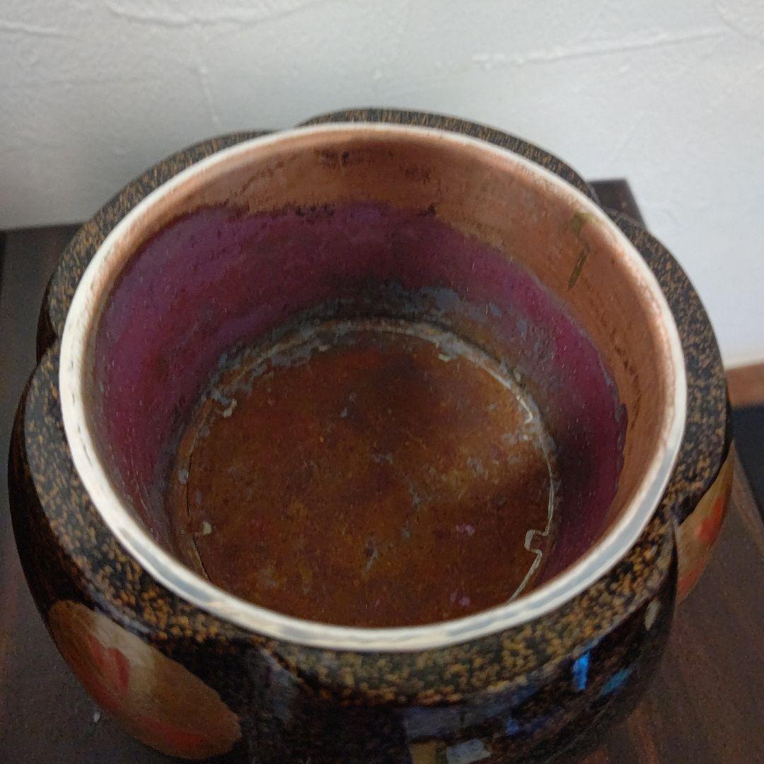 [お値下げ] 香道具 火取り香炉 高台寺蒔絵 銀火屋