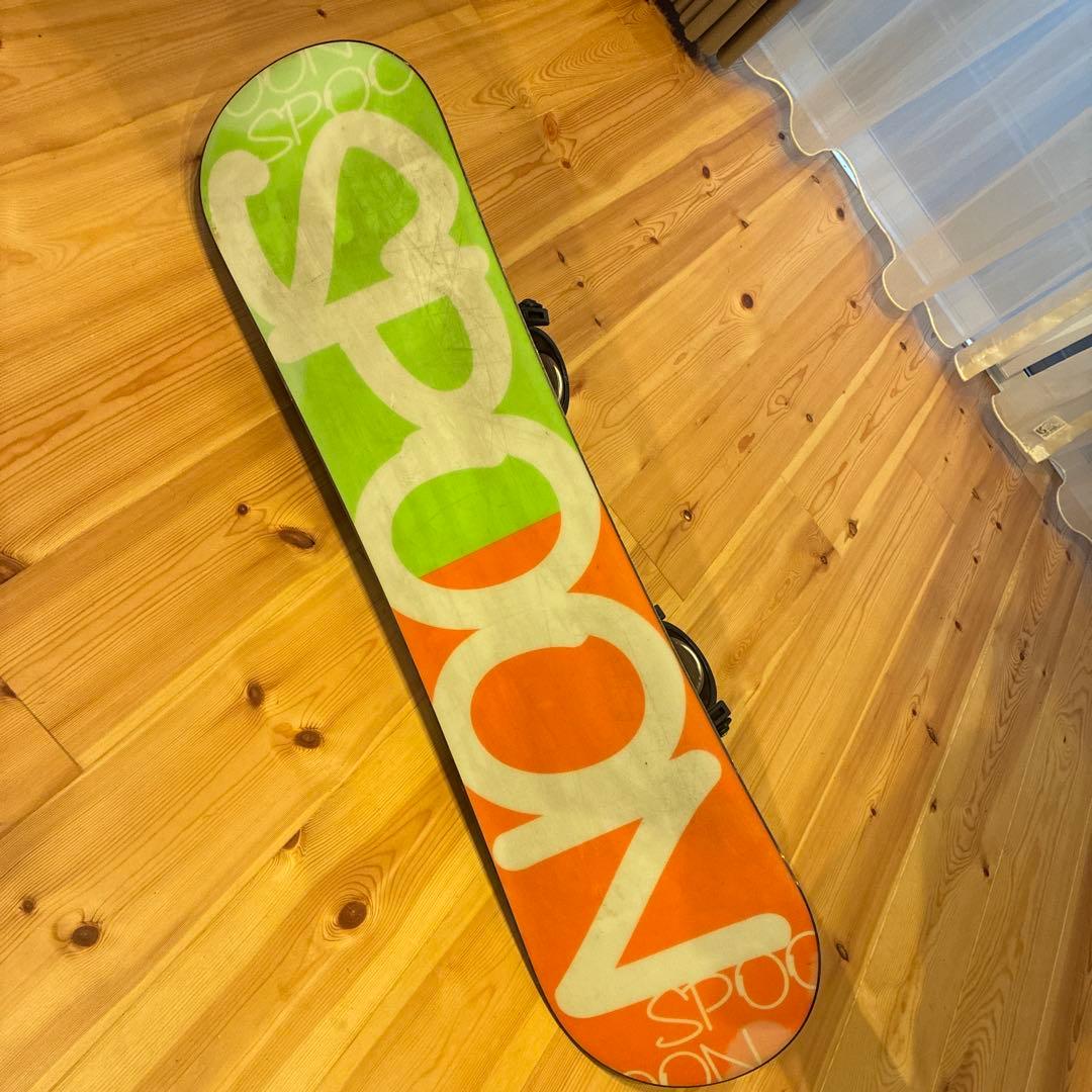 ※お値下げ※kids100SpoonBomber スノーボード＆ビンディング