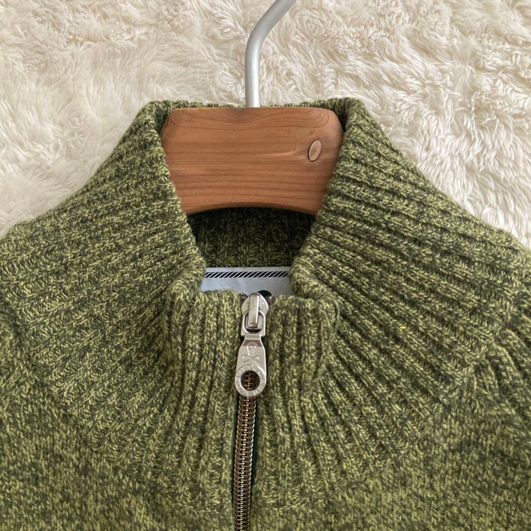 美品！MARK＆LONAマークアンドロナ　ジップアップ　セーター　S