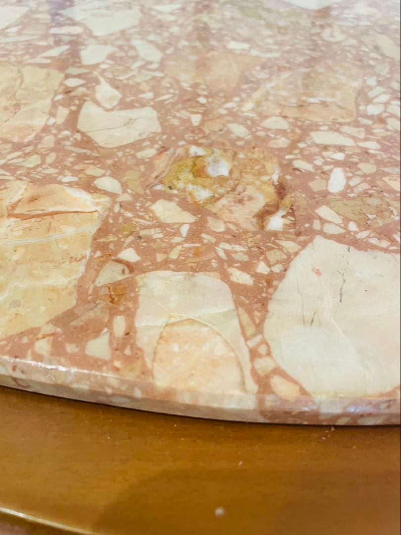 送料込み　大理石 猫脚 コンソール アンティーク 木製 彫刻 天板 テーブル