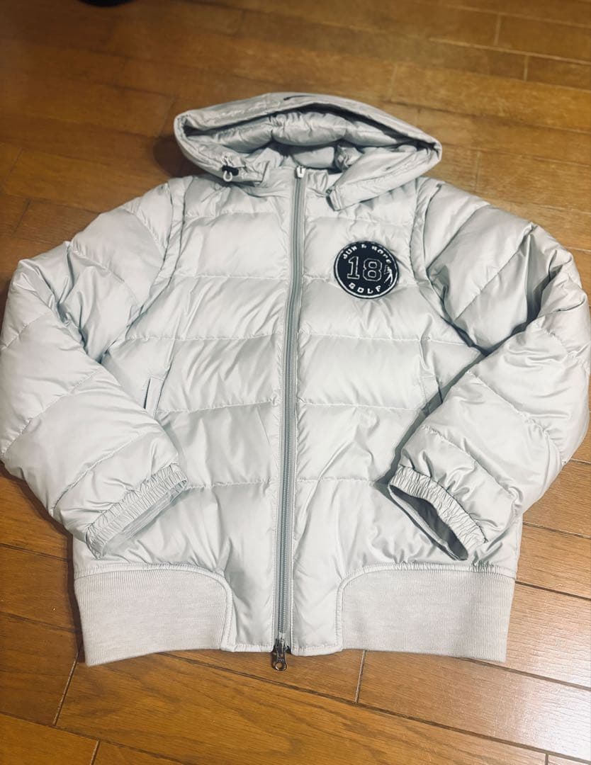 JUN&ROPE ダウンジャケット 4WAY 蓄熱 グレー