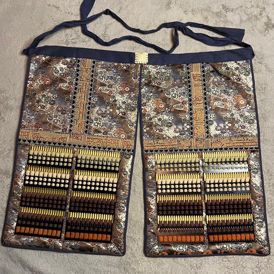 【希少•未着用】萌黄色（緑）縅糸 鉄地黒胴当世具足 【甲冑 等身大】 鎧 一式