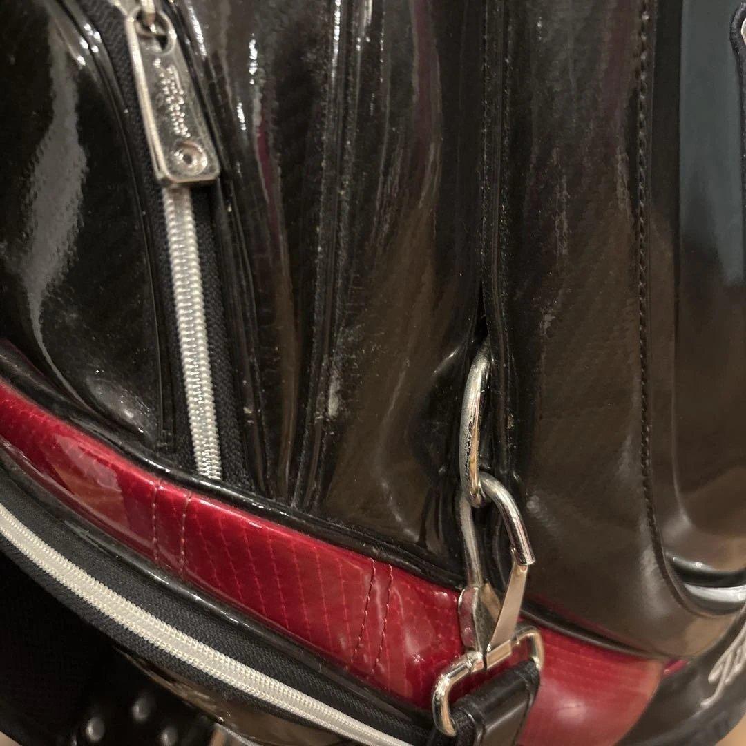 タイトリスト　ツアープロ仕様　エナメルキャディーバック　CB410