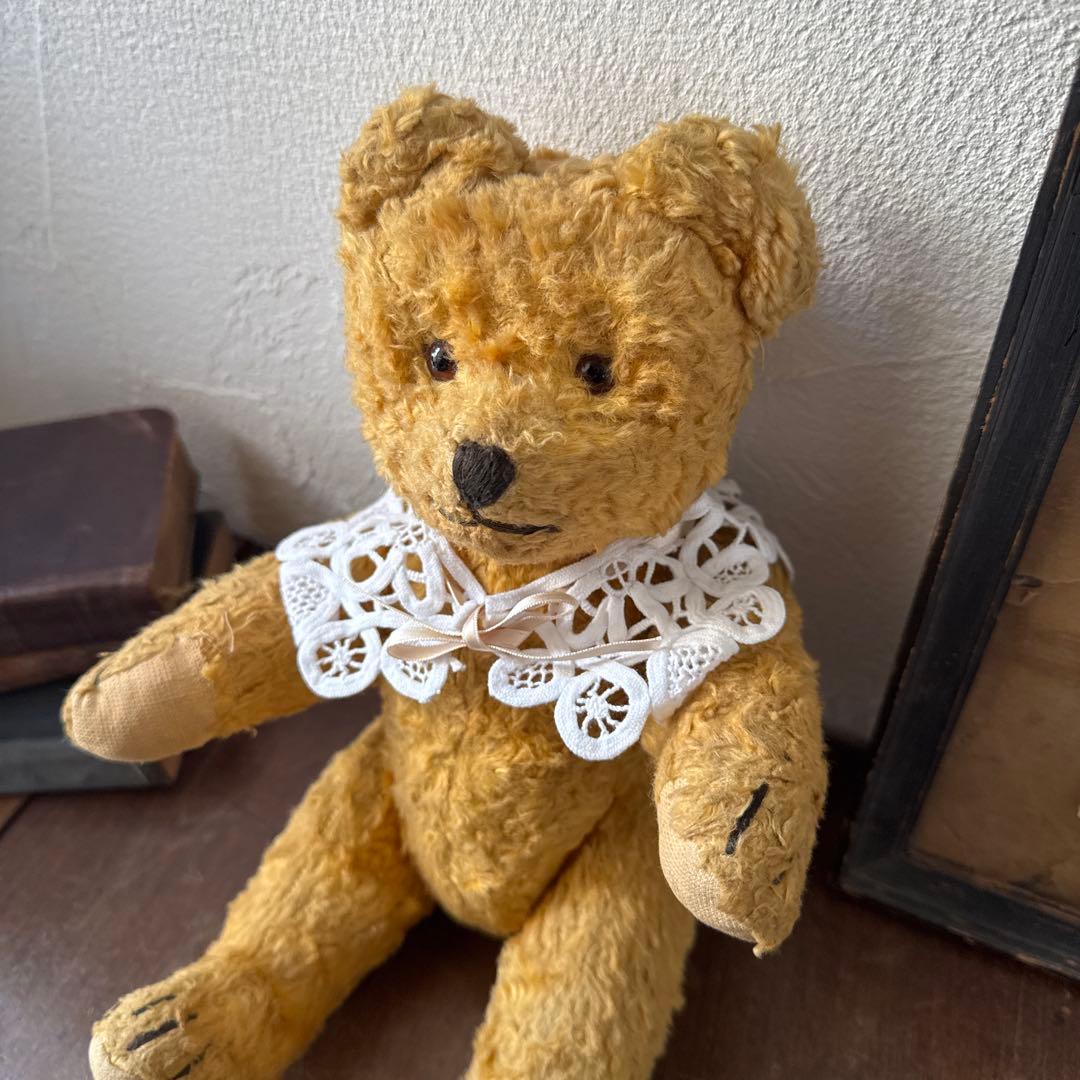 イギリスアンティークベア　テディベア　イギリスヴィンテージベア