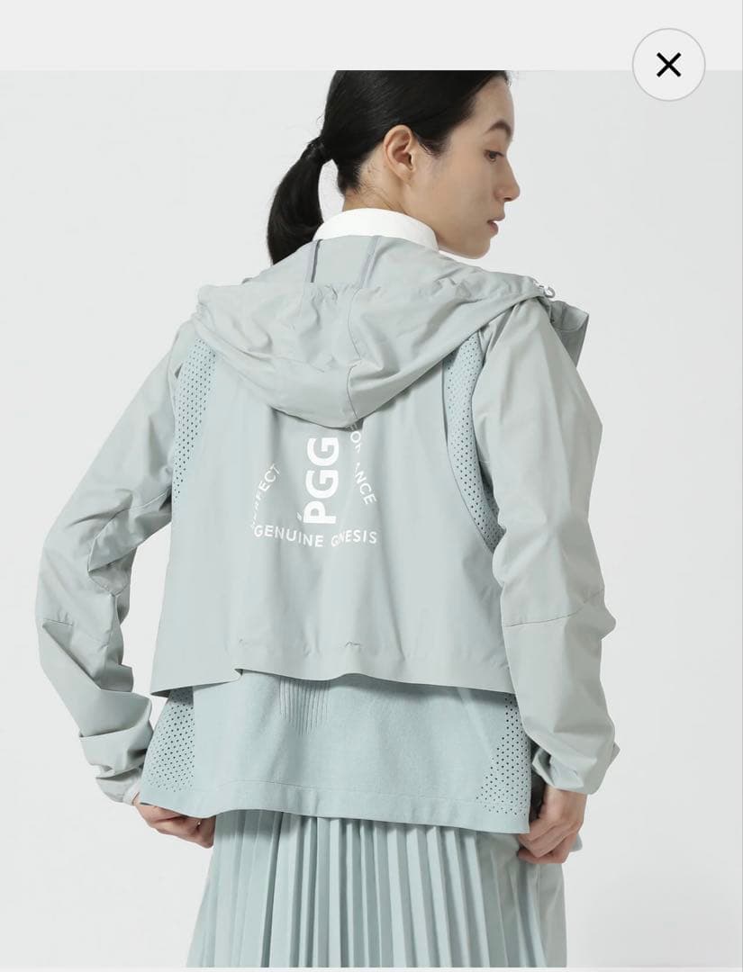 PGG◾️セットアップ◾️フルジップパーカー　スカート　アクアグリーン
