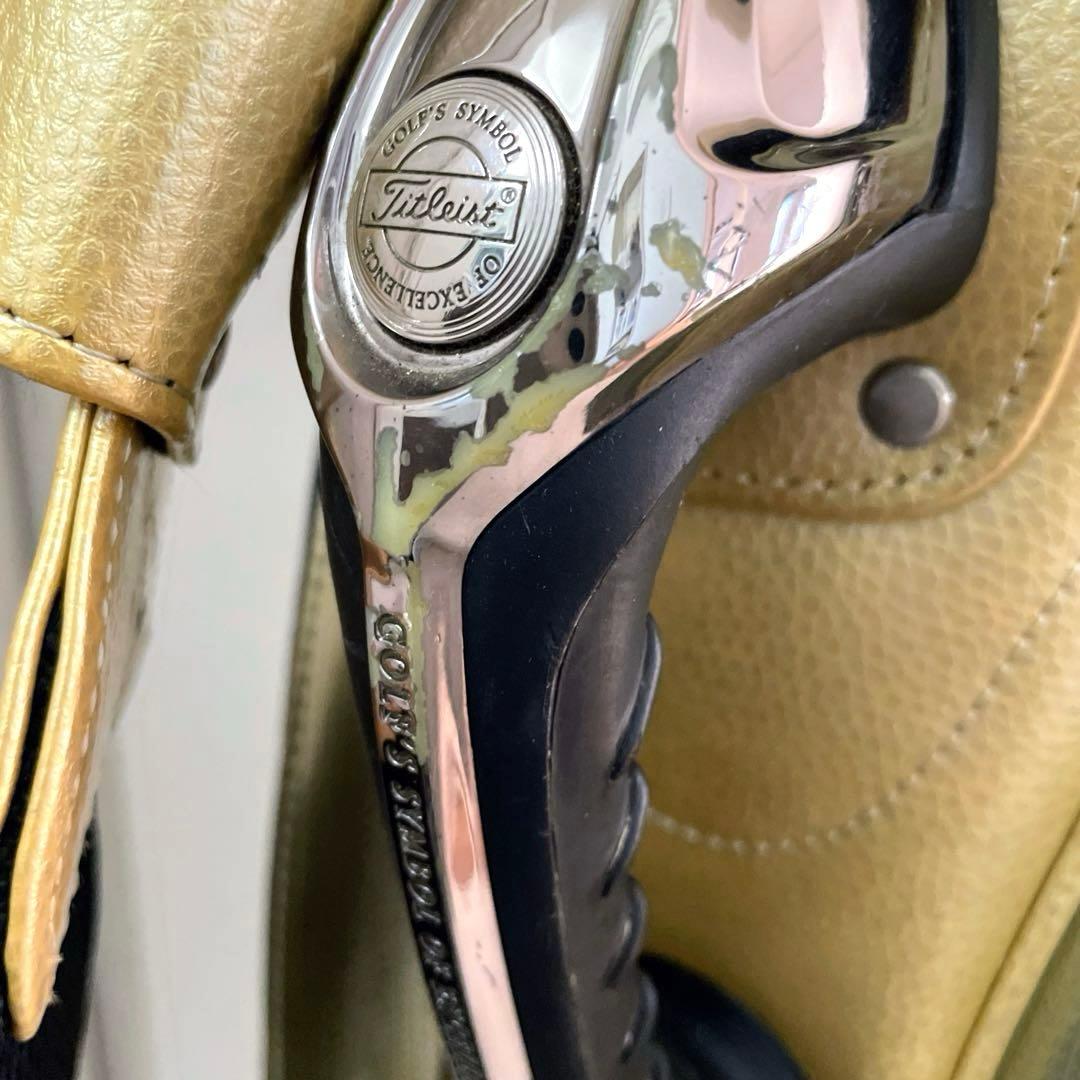 希少　正規品　良品　タイトリスト　メダリオン　3点式　キャディバッグ　ツアー