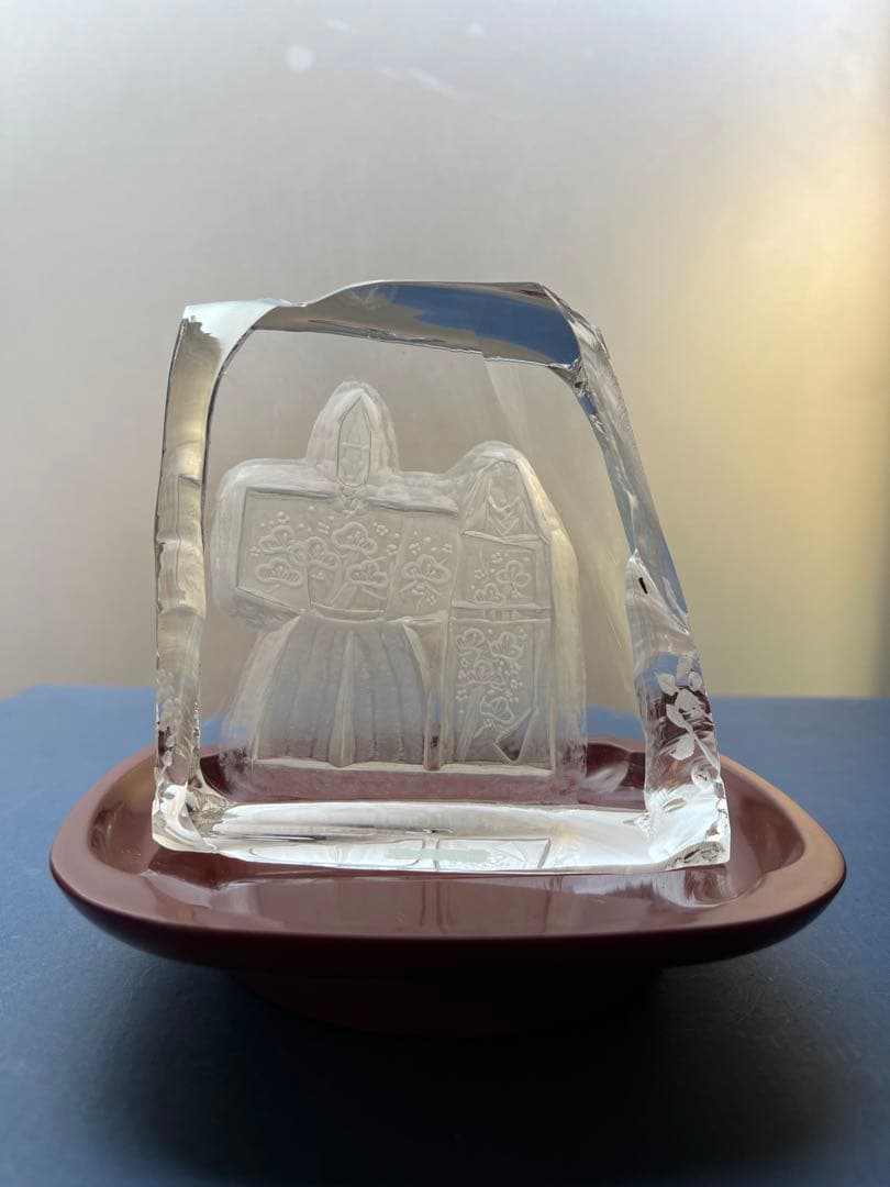 ガラスのお雛様